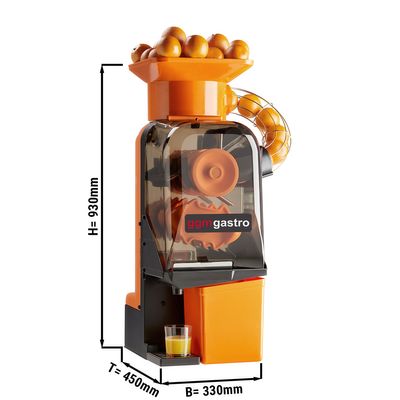 Električna presa za naranče - Narančasta boja - Automatski unos voća