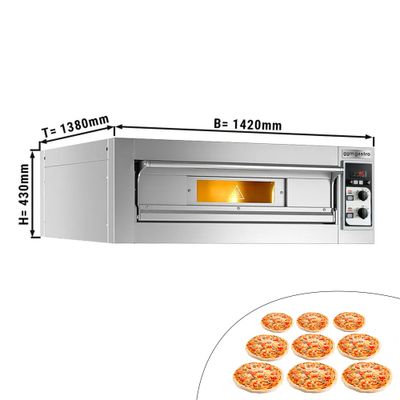 Электрическая Печь для пиццы - 9 x 33cм - Manuell (механическое управление)