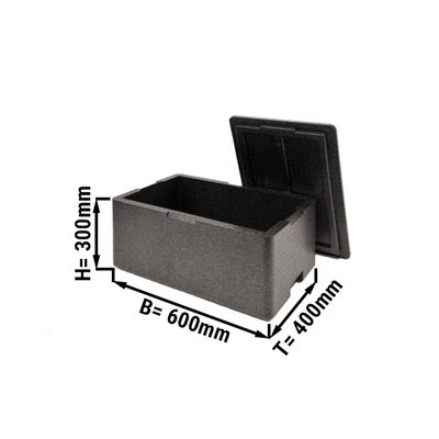 Thermobox GN 1/1 - 45,4 litres | boîte isolante | boîte en polystyrène | Polibox | boîte de maintien au chaud