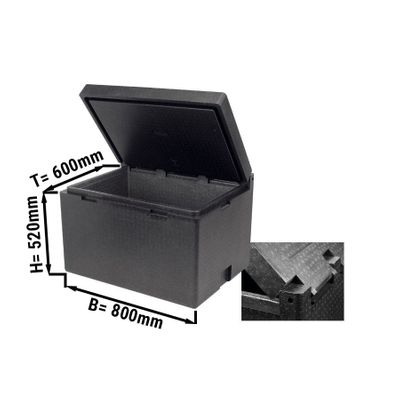 Teretna kutija za isporuku - 120,2 litra | Termo kutija | Izolirana kutija | Kutija od stiropora | Poli-kutija | Kutija za čuvanje topline 