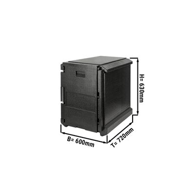 Polibox Porter Maxi - 128,1 Liter Thermobox | Isolatiebox | Piepschuim box | Warmhoudbox
