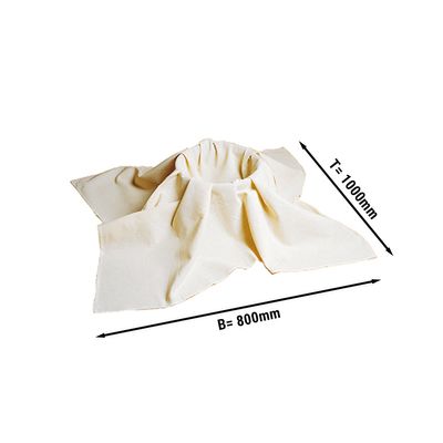 Paño colador / estopilla - 80 x 100 cm - blanco