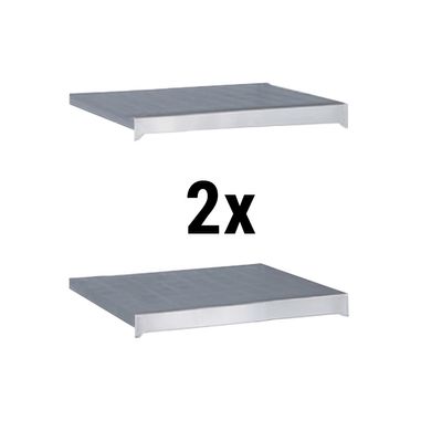(2 pieces) Shelf support - plastic - 0.63 m	