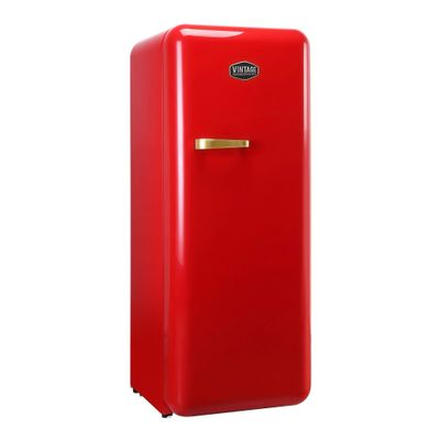 GASTRO-COOL | Retro-Kühlschrank - 300 Liter - 1 Tür - Rot
