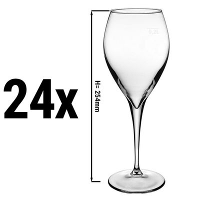 (24 db) Vörösboros pohár - SEOUL - 600 ml