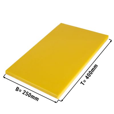 Daska za rezanje - 25 x 40 cm - žuta