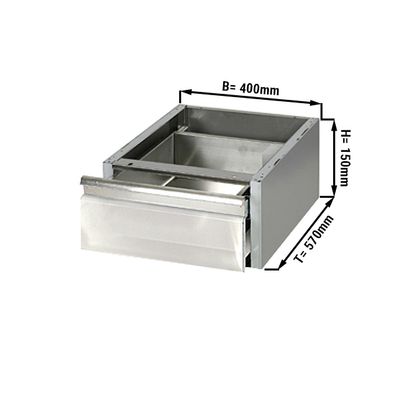 Drawer unit with 1 drawer PREMIUM - Substructure module 400x560mm