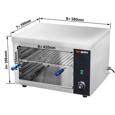 Elektrische pita-oven/ Salamander COMPACT - 580mm - 2,2 KW