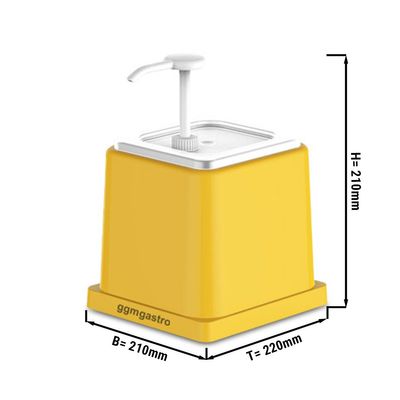 Mustard dispenser - 2 liters