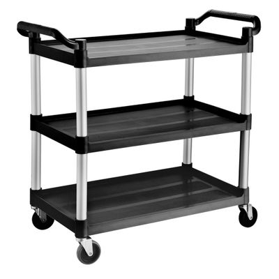 Servierwagen aus Kunststoff - 1020x490mm - mit 3 Abstellflächen