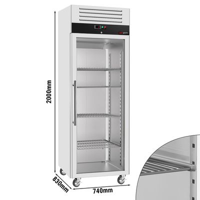 Freezer ECO - GN 2/1 - 700 liters - with 1 glass door