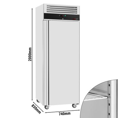 Tiefkühlschrank ECO - GN 2/1 - 700 Liter - mit 1 Tür - Edelstahlinnentür