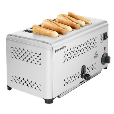 Toaster - 1,8 kW - für 6 Scheiben
