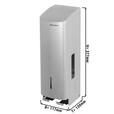 AIR-WOLF - Toilet paper dispenser - for 3 household rolls	