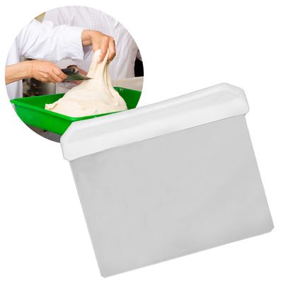 Dough scraper - 12 x 8.5 cm - white	