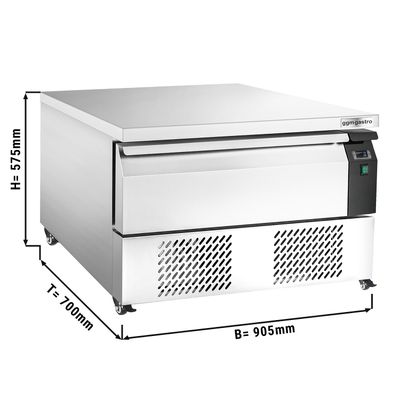 Combiné congélateur/réfrigérateur -22 ~ +8°C - 905mm - 1 tiroir