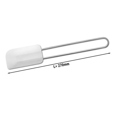 Silicone dough spatula - length: 27 cm