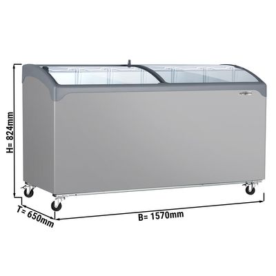 Морозильный ларь (объем: 352 л / стекл.двери-купе)