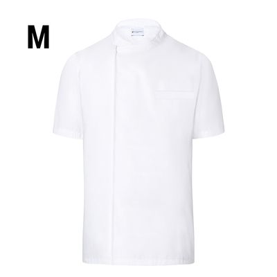 Karlowsky - Kısa Kollu Şef Gömleği - Beyaz - Beden: M
