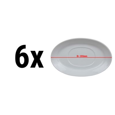 (6 pieces) MIX & MATCH - Saucer for sauce boat - Ø 20 cm	