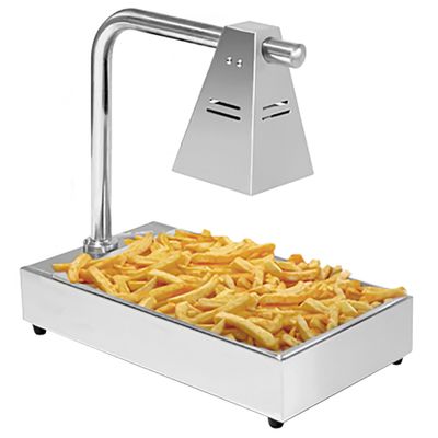 Speisenwärmer - 290 Watt - mit 1 Wärmelampe - für GN 1/2