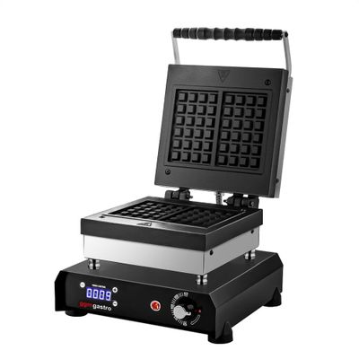 Waffeleisen - Einzeln - Digital - 1,2 kW - Form: 2 Brüsseler Waffeln
