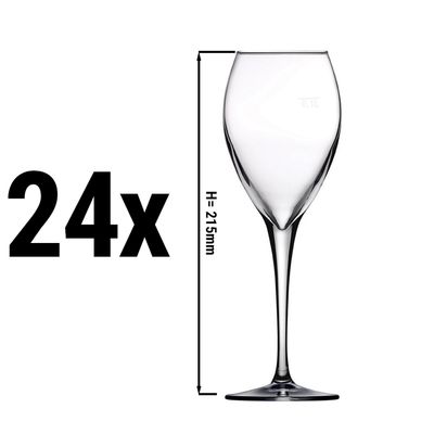 (24 pieces) Red wine glass - PERCEPTION - 260 ml - calibrated