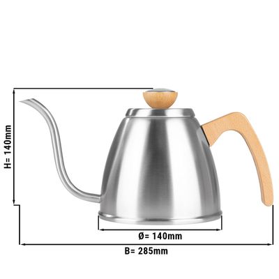 BEEM Чайник для кофе с длинным носиком - объем: 1 л 