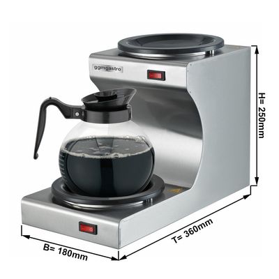 صفحه گرم نگهدارنده برای دو قهوه یا قوری به قطر 174 میلیمتر - 120 وات - همراه قوری شیشه ای