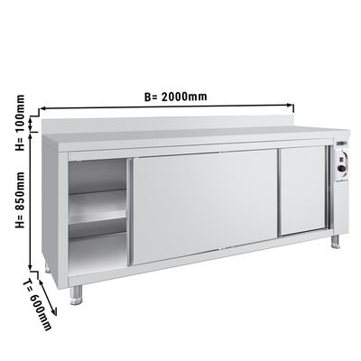 Toplinski kuhinjski kabinet ECO - 2000x600 mm - sa Poleđinom 