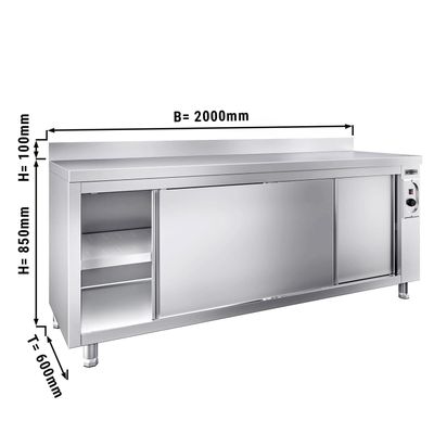 Toplinski kuhinjski kabinet PREMIUM - 2000x600 mm - sa Poleđinom 