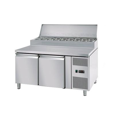 Zubereitungstisch ECO - 1360mm - 2 Türen - für 7x GN 1/3