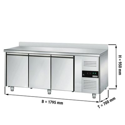 Tezgah Tipi Buzdolabı ECO - 1,8 x 0,7 m - 3 Kapılı