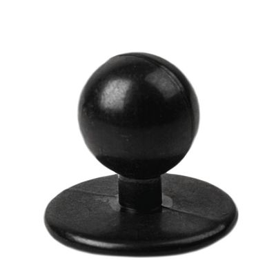 Kuglični gumbi, crni (pak. od 12 kom.)