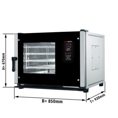 Kombinált hőáramlásos sütő 4х EN 400 x 600 (LED) pékségekhez is