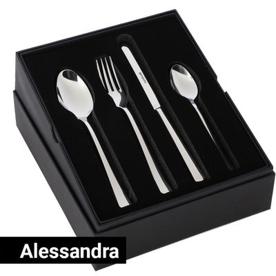 ـ 24 قطعة  Alessandra مجموعة أدوات المائدة 