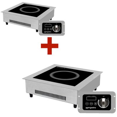 (2 pièces) Cuisinière à induction - 3,5 kW - Encastrable