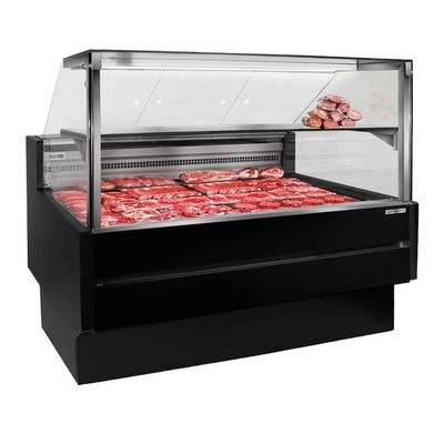Refrigerated / meat counter - 1.48 m - Black
