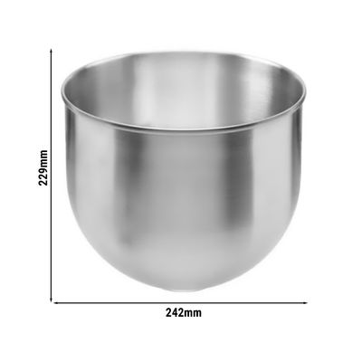 Bol mélangeur inox pour RMS7 - Ø 242 mm