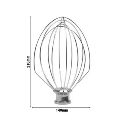 Whisk for RMS7 mixer - Ø 148 mm for planetary mixer 