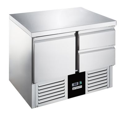 Холодильный стол PREMIUM - 0,9 x 0,7 м / 1 дверь, 2 выдвижн секции / объем: 240 л 