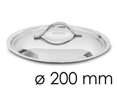 Topfdeckel - Ø 200 mm | Kochtopfdeckel | Pfannendeckel | Edelstahldeckel | Deckel
