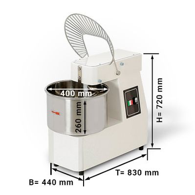 Degblandare - 33 liter / 25 kg - Fast skål