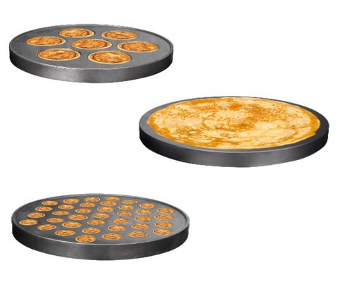 	Plates for pancake appliances
