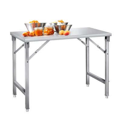 Folding work tables