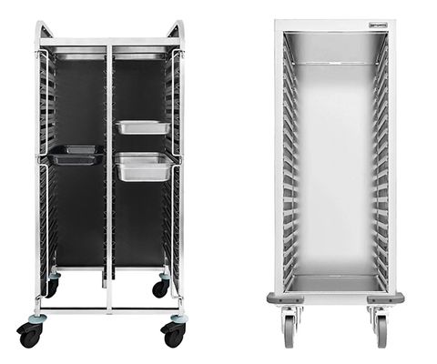 Zavřený vozík na podnosy