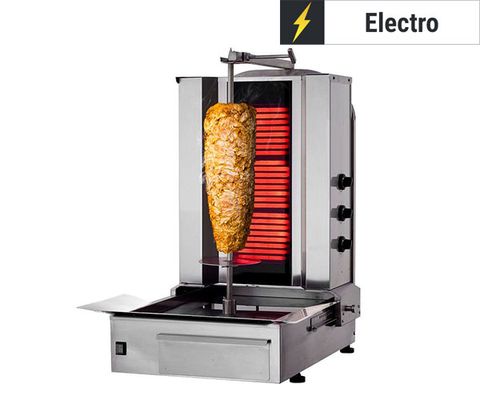 Electric kebab grills - engine below