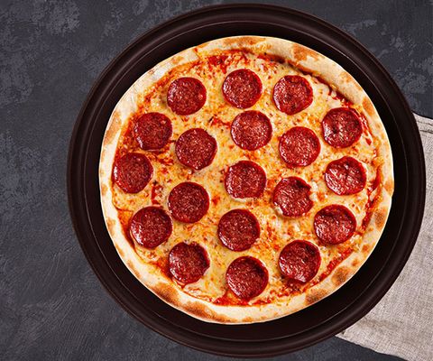 Plato pizza polietileno