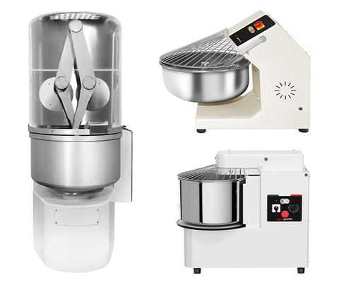 Dough kneading machines