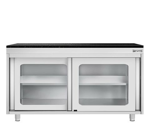 Arbeitsschränke - mit Glasschiebetüren
